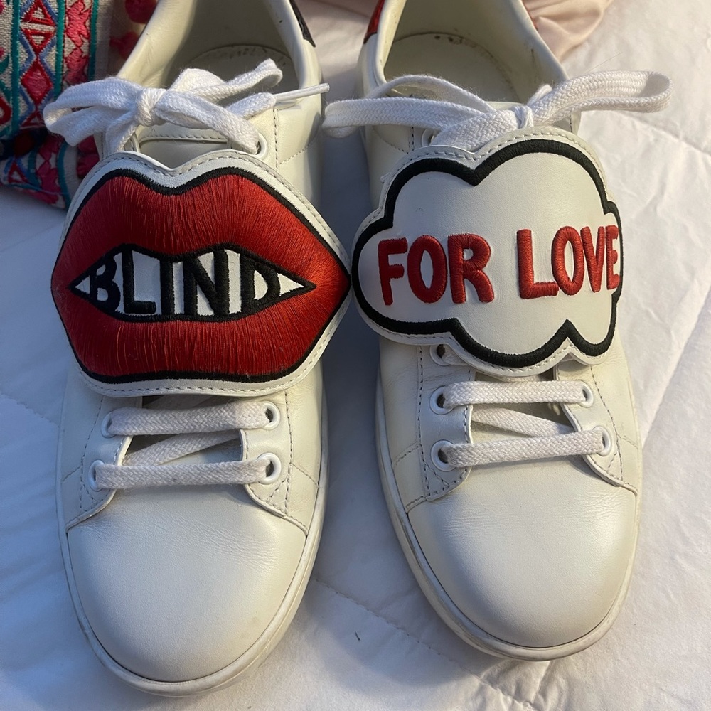 Gucci blind for love ace sneaker